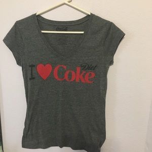 Diet Coke Large Graphic T soft